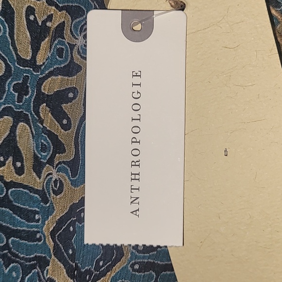 Blue Patterned Mini Dress - Picture 8 of 10